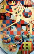 1978 'het kanonschot' 156x112cm olieverf/hout (ovaal)